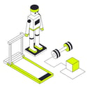 robot-at-a-gym-wearing-a-headband